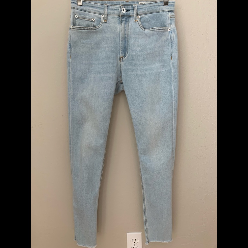RAG & BONE Nina High-Rise Ankle Skinny Akron Wash